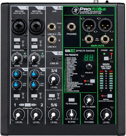 Mackie ProFX6v3 6-Channel Mixer with Built-in Effects and USB + SR450 Headphone + Pair of XLR Cable+Absolute Magnet Phone Holder