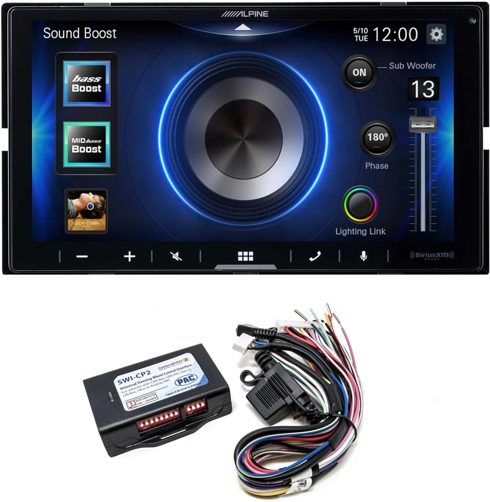 Alpine iLX-W670 Digital Multimedia Receiver CarPlay & Android + SWI-CP2 Steering Wheel Interface
