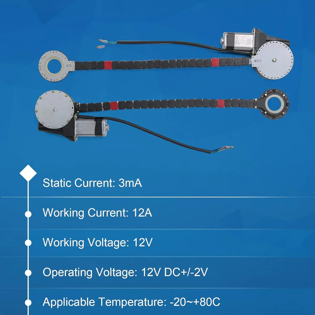 Absolute High Quality Universal Electric Power 4 Window Kit with Switch Kit