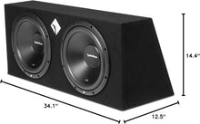 Load image into Gallery viewer, Rockford Fosgate R2-2X12 1000W Loaded Dual 12" Sealed Enclosure