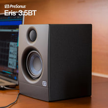 Load image into Gallery viewer, PreSonus Eris 3.5BT Bluetooth Studio Monitors, Pair — Powered, Active Monitor Speakers for Desktop, Turntable, Record Player, Bookshelf, DJ Speakers