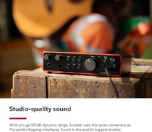 Load image into Gallery viewer, Focusrite SCARLETT 2I2 STUDIO Gen Audio Interface + Mic+ Headphones + Boom Arm