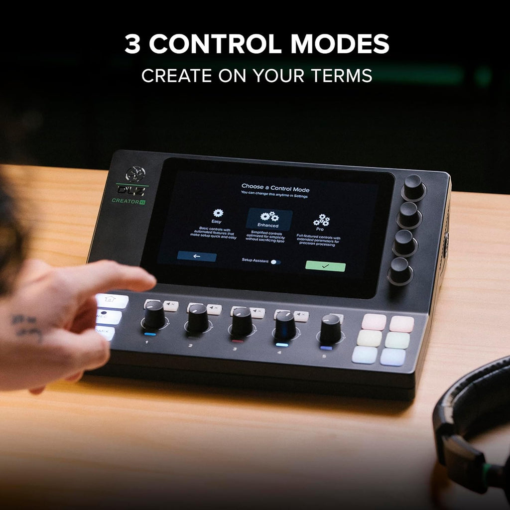 Mackie DLZ Creator Adaptive Digital Mixer for Podcasting Streaming User &  Headphones
