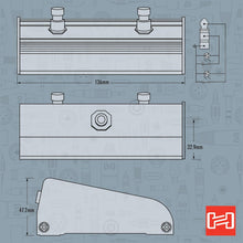 Load image into Gallery viewer, Hosa FSC-385 Guitar-style Amplifier Dual-latching Footswitch for Channel or FX