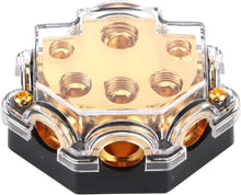 Load image into Gallery viewer, 2 Absolute PD-150G 0-2-4 Gauge 1 in 5 Ways Out Power Splitter Distribution Block