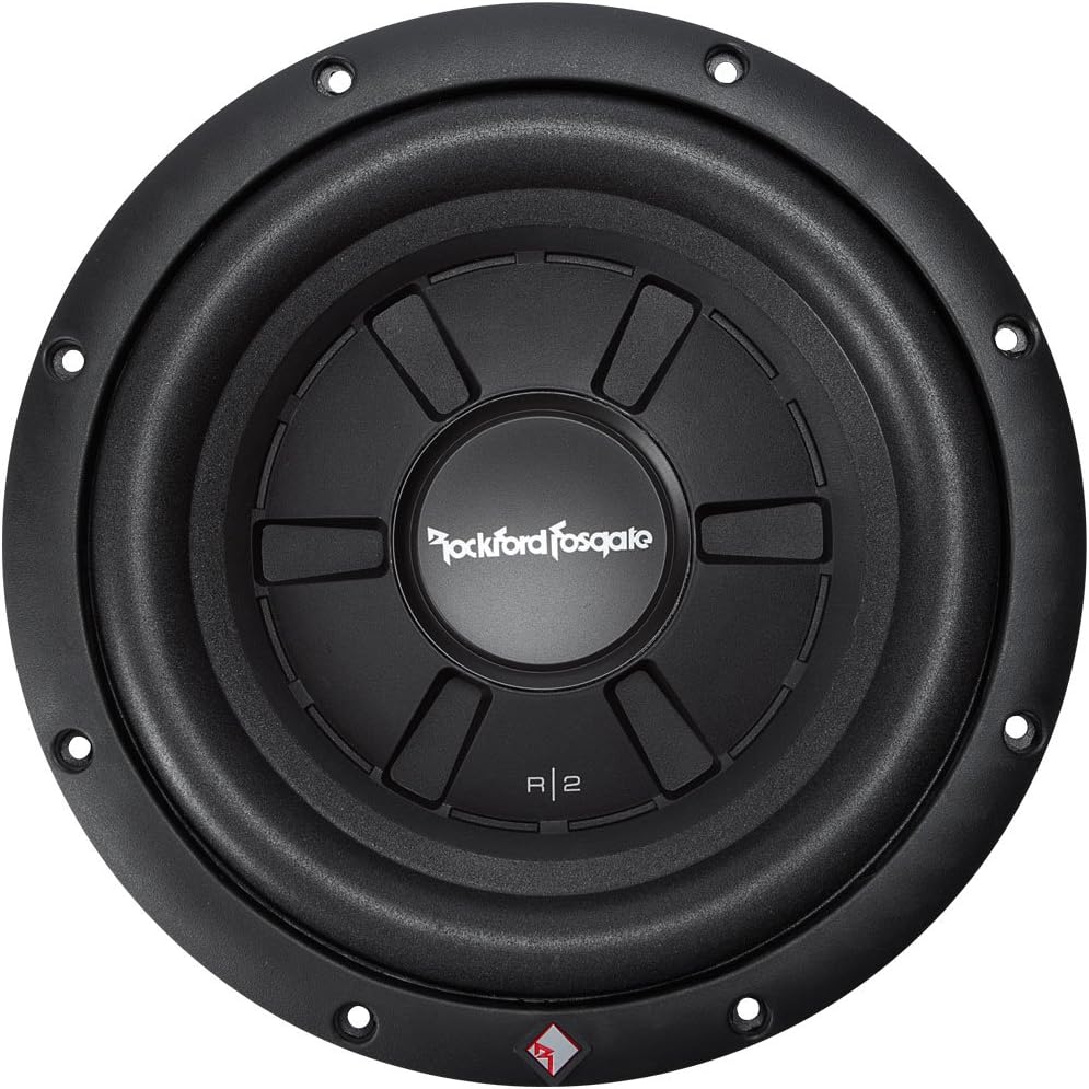 2 Rockford Fosgate R2SD2-12 500W 12" shallow mount dual 2-ohm voice coils subwoofer