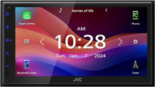 Load image into Gallery viewer, JVC KW-M595BT Digital Media Receiver 6.8" Capacitive Touch Monitor Apple CarPlay- Android Auto w/License Plate