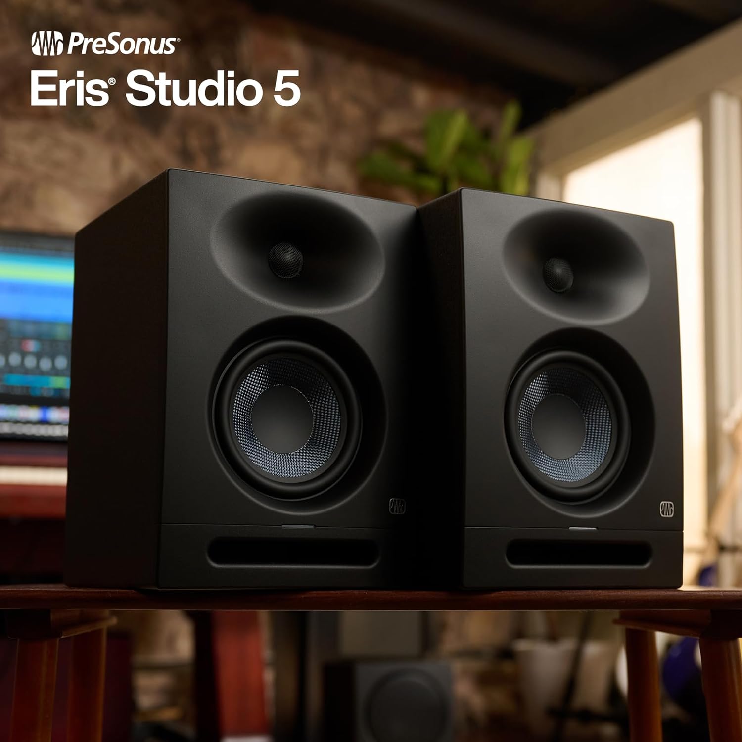 PreSonus Eris Studio 5 5.25-inch 2-Way Active Studio Monitors with EBM Waveguide