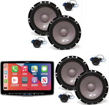 Load image into Gallery viewer, Alpine ILX-F511 11" Multimedia Receiver, 2 Pairs SXE-1751S 6.5" Component Set