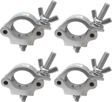 Load image into Gallery viewer, 4 MR TRUSS TC4 Universal 2" Pro Aluminum Stage Lighting Clamp Mounting