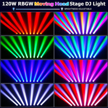 Load image into Gallery viewer, MR DJ ELMH800 8 Eye 8x12W RGBW LED Beam Moving Head Spotlight Lighting Professional Equipment For Church, Wedding, DJ Party, KTV Show