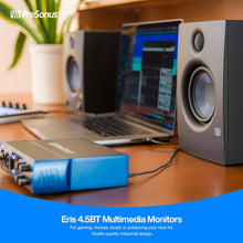Load image into Gallery viewer, PreSonus Eris 4.5BT Bluetooth Studio Monitors, Pair — 4.5" Powered, Active Monitor Speakers for Near Field Music Production, Audio Mixing &amp; Recording
