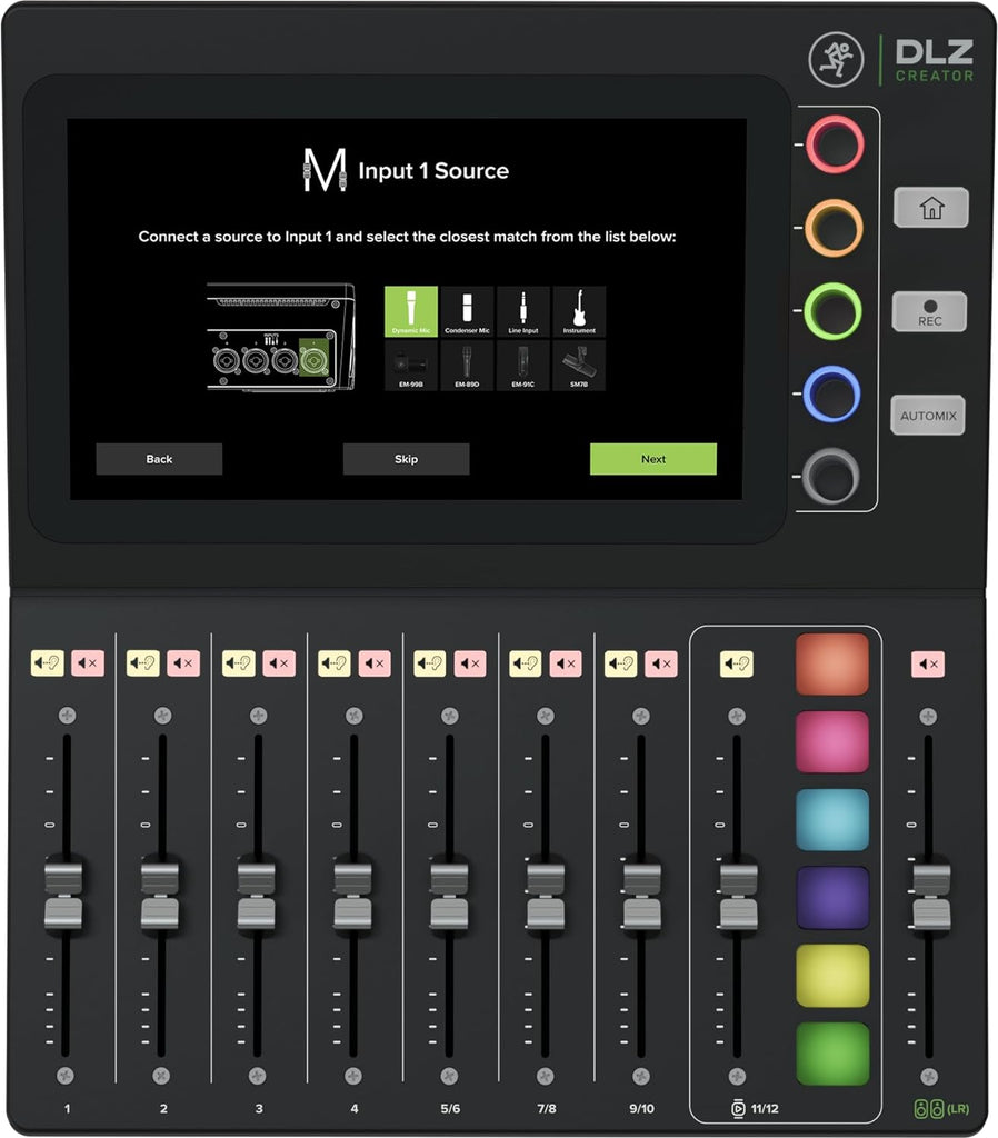 Mackie DLZ Creator Adaptive Digital Mixer for Podcasting Streaming User &  Headphones