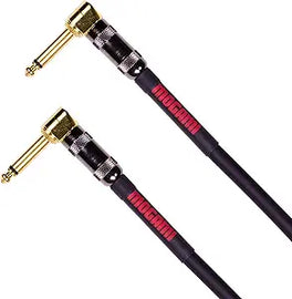 Mogami OD GTR-06RR Overdrive Electric Guitar Cable with Right-Angle to Right-Angle Plugs (6')