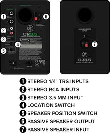 Mackie CR8BT 8-inch Powered Bluetooth Studio Monitors