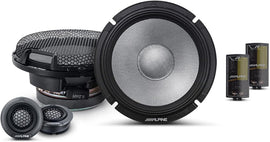 Alpine R2-S65C Component Speaker + Adapters + Harness Fit Honda Acura Vehicles