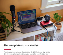 Load image into Gallery viewer, Focusrite SCARLETT 2I2 STUDIO Gen Audio Interface + Mic+ Headphones + Boom Arm