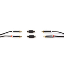 Load image into Gallery viewer, 20 Pack Female &amp; Male Gold RCA cable Cord Coupler Joiner barrel Connectors