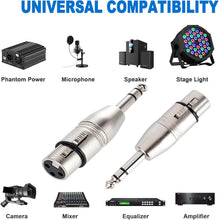 Load image into Gallery viewer, MR DJ XFTRS 1/4" TRS to Balanced XLR Female Adapter