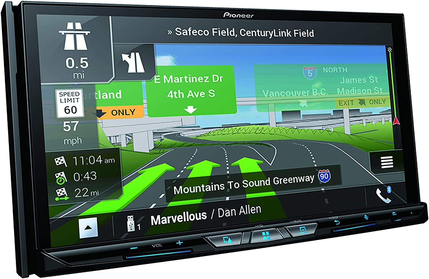 Pioneer AVIC-W8600NEX Double DIN 7" Amazon Alexa, Android Auto, Apple CarPlay, Bluetooth Multimedia Digital Media Navigation Receiver