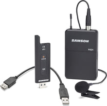 Load image into Gallery viewer, Samson XPD2 Lavalier USB Digital Wireless System with Lavalier Microphone and USB Stick Receiver, Works with Computers and Samson Expedition Portable PA Systems