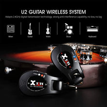 Load image into Gallery viewer, Xvive U2 Guitar Wireless System Guitar Wireless for Guitar Bass Violin Keyboard