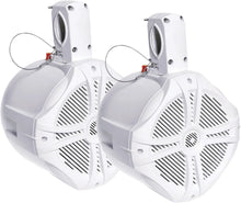 Load image into Gallery viewer, Power Acoustik MWT-65W 6.5″ Waterproof Marine Wake Tower Speakers Pair White