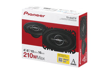 Load image into Gallery viewer, 2 Pioneer TS-A4671F 420W 4x6" A-Series 4-way 4-ohm Coaxial Car Speakers