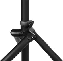 Load image into Gallery viewer, Ultimate Support TS-100B Air-Powered Series® Lift-assist Aluminum Tripod Speaker Stand with Integrated Speaker Adapter