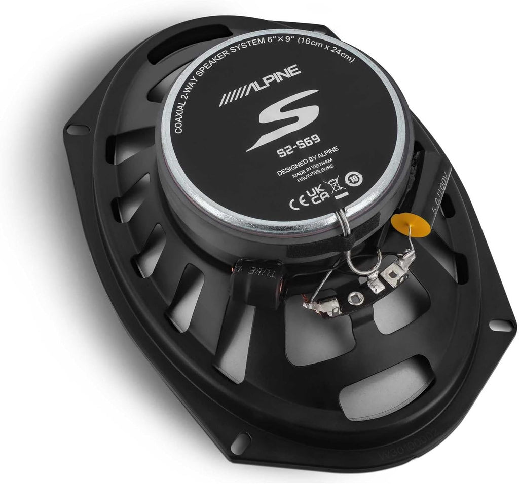 Alpine UTE-73BT In-Dash, S2-S65C 6.5" Component, S2-S69 Speakers & KIT10 AMP Kit