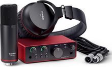 Load image into Gallery viewer, Focusrite Scarlett Solo Studio Recording + Microphone + Headphones