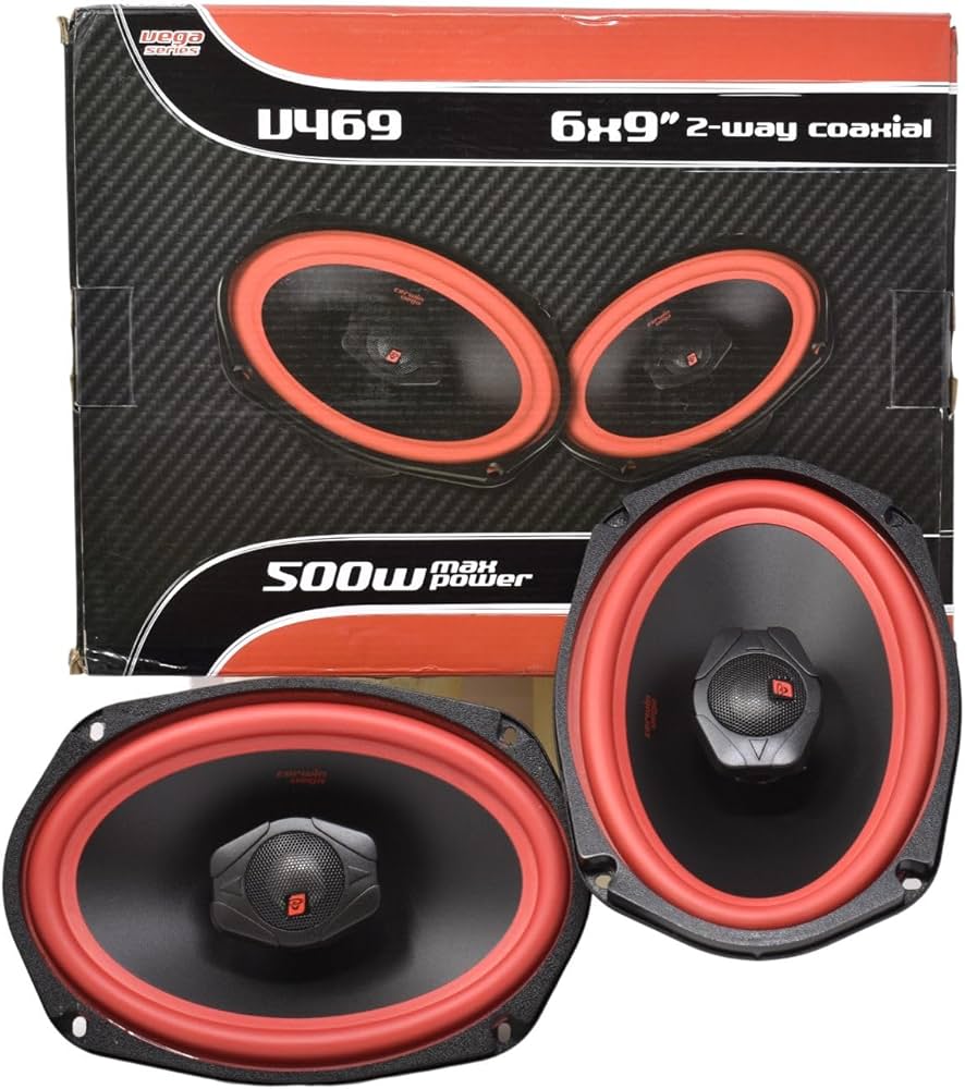 Cerwin Vega V469 Vega Series 6×9″ 100W RMS (500W Peak Power Handling) 2-Way Coaxial Speakers