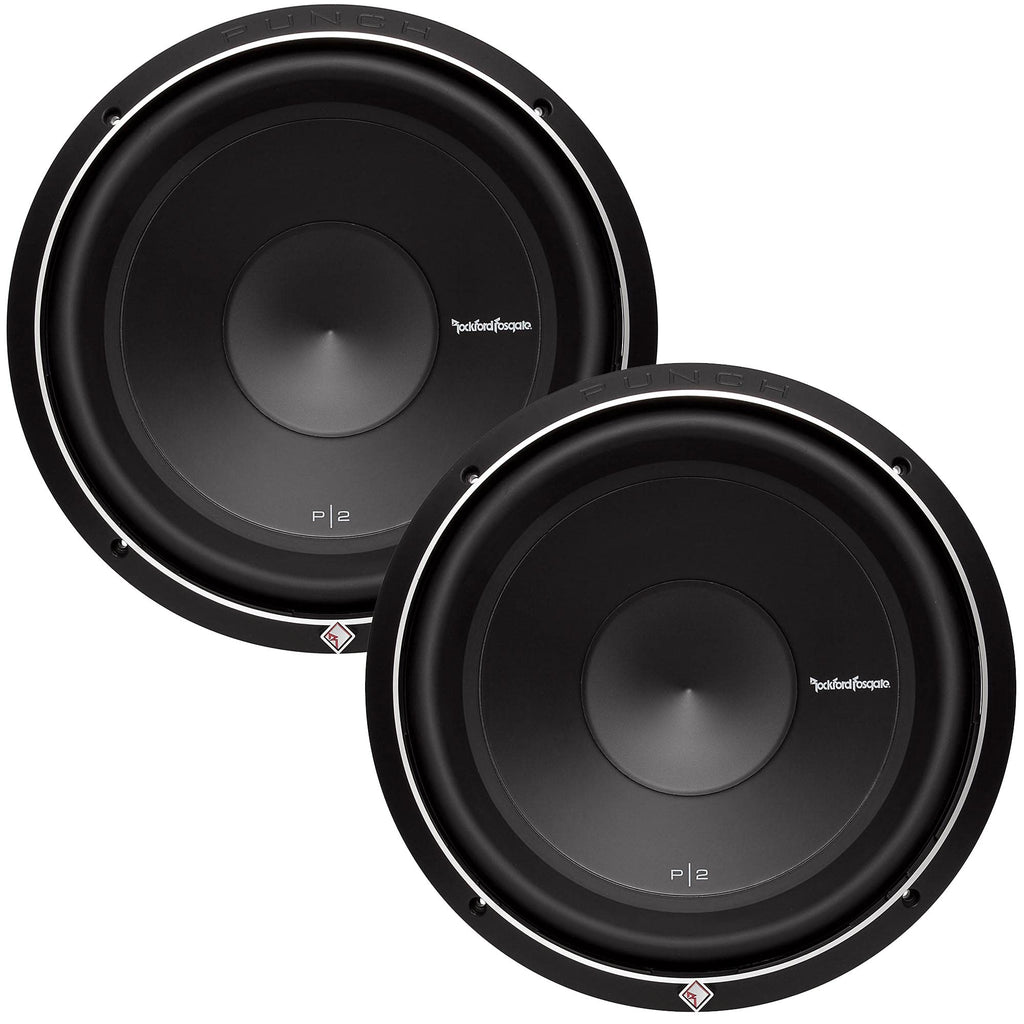 2 Rockford Fosgate P2D4-12 Punch 12"