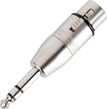 Load image into Gallery viewer, MR DJ XFTRS-2 1/4" TRS to Balanced XLR Female Adapter 2-Pack