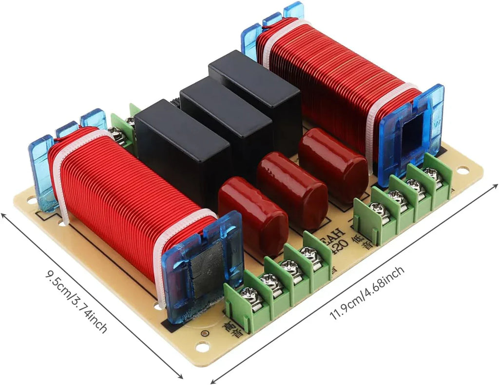 MR DJ CR1200 3-Way Replacement Speaker Subwoofer Crossover