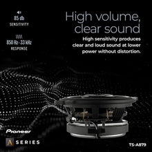 Load image into Gallery viewer, PIONEER TS-A879 3-1/2" 2-Way Speakers, Black