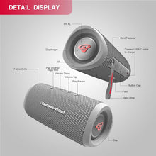Load image into Gallery viewer, Cerwin Vega VMGRY Vega Mini Gray Portable Compact Powerhouse Bluetooth Speaker