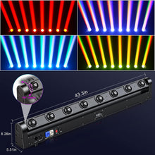 Load image into Gallery viewer, MR DJ ELMH800 8 Eye 8x12W RGBW LED Beam Moving Head Spotlight Lighting Professional Equipment For Church, Wedding, DJ Party, KTV Show