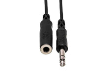 Load image into Gallery viewer, Hosa HPE-310 Headphone Extension Cable 1/4 in Male TRS to 1/4 in Female TRS – 10 Feet