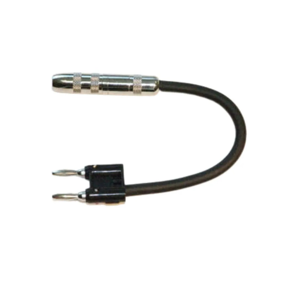 Yorkville BANANAPLUG 1/4 TS Female to Dual Banana Plug Adaptor