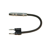 Load image into Gallery viewer, Yorkville BANANAPLUG 1/4 TS Female to Dual Banana Plug Adaptor