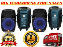 Load image into Gallery viewer, 2 Mr Dj PBX2659S 15 Inch 2Way Portable Passive Speaker with LED Accent Lighting
