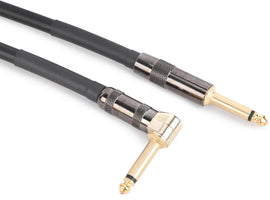 Mogami OD GTR 12 R Guitar R Cable - 1/4-inch TS to Right Angle 1/4-inch TS Cable - 12 foot