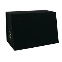 Load image into Gallery viewer, Absolute MSHF12 12" Single Sealed Sub Box Hatchback 1.20 Cubic Feet MDF Black Subwoofer Enclosure
