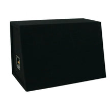 Load image into Gallery viewer, Absolute USA MSHF12 Single 12" Sealed Angled Hatchback Subwoofer Enclosure 1.20 Cu Ft
