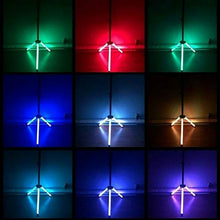 Load image into Gallery viewer, 2 MR DJ Color Stand LED Speaker Stand Tripod With LED lighting and IR control