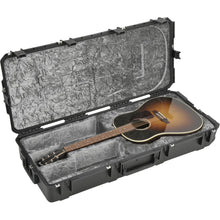 Load image into Gallery viewer, SKB	3i-4217-18 iSeries Waterproof Acoustic Guitar Case with Wheels - Black
