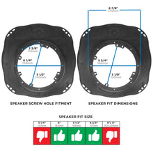 Load image into Gallery viewer, Metra 82-7401 Speaker Adapter 6 to 6.75" Compatible Fits INFINITI G37 08-13 Pair