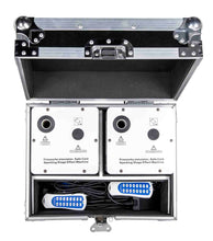 Load image into Gallery viewer, Colorkey CKU-7703-KIT Cold Spark Machine Bundle 2 Dazzlers with Road Case - White