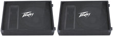Load image into Gallery viewer, 2 Peavey PV 12M Pro Passive 12" Stage Monitor Speaker &amp; 1/4" to Speakon Cables